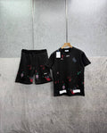 Off-White Ink Arrow Slim Logo T-Shirts & Shorts Sets Mens in Multiple Colors UK Reps AAA Quality