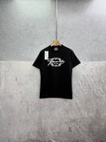 Givenchy Signature-Embroidered Logo Short Sleeve Mens T-Shirts in 2 Colors UK Reps AAA Quality