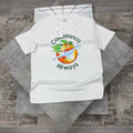 Casablanca Orbit Orange Graphic Mens T-Shirts in 2 Colors Best Sale UK Reps AAA Quality