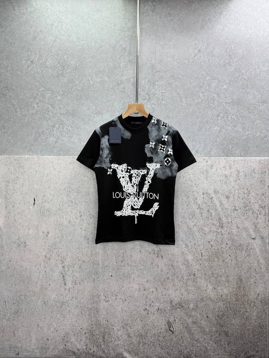 Louis Vuitton LV Inspired Logo T-Shirts Mens in 2 Colors UK Reps AAA Quality