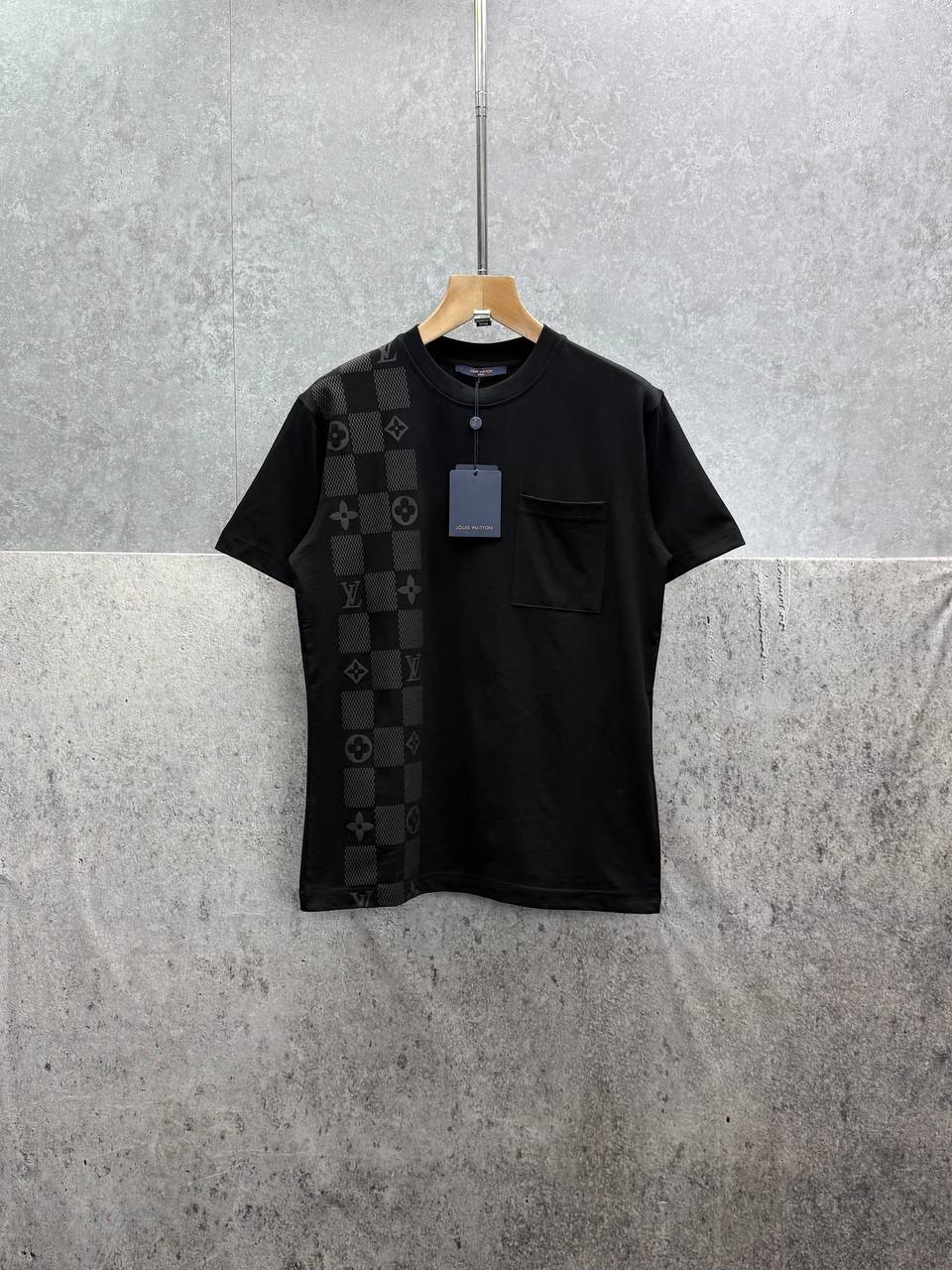 Louis Vuitton LV Damier T-Shirts Mens in 2 Colors UK Reps AAA Quality