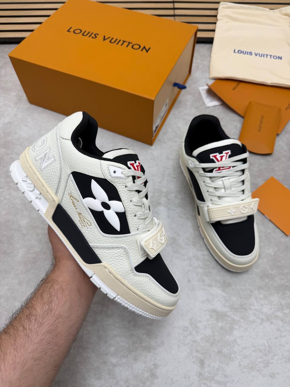 Louis Vuitton Men's Luxury Trainer Monogram Sneakers AAA Quality Reps UK