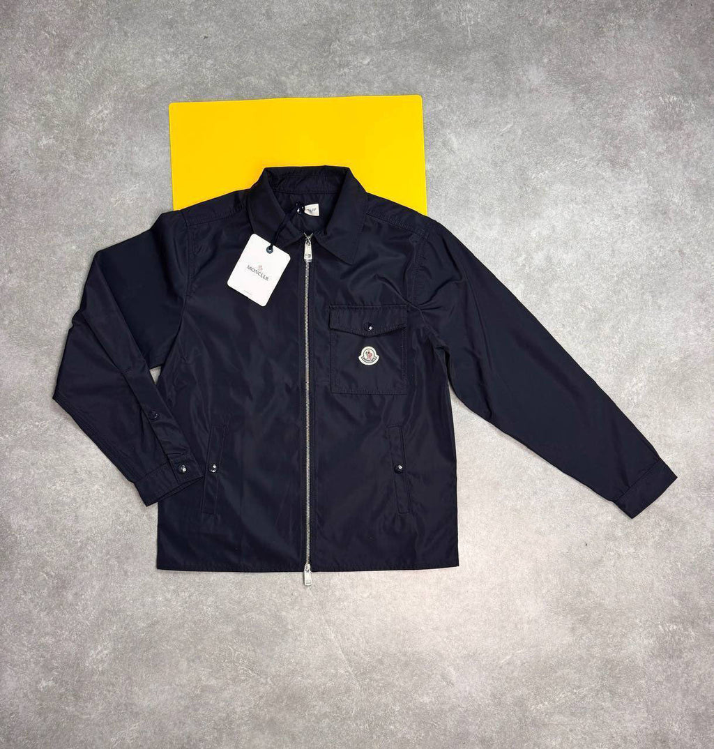 Moncler Cotton Gabardine Zip-Up Overshirts Mens in 2 Colors Best Sale UK Reps AAA Quality