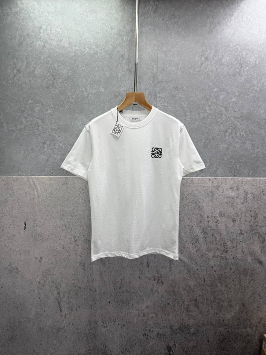 Loewe Anagram Logo Embroidered T-Shirts Mens in 2 Colors UK Reps AAA Quality
