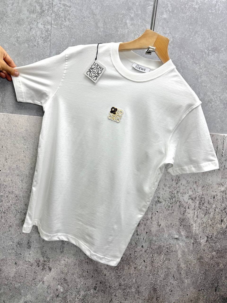 Loewe Regular Fit Embroidery T-Shirts Mens in 2 Colors UK Reps AAA Quality