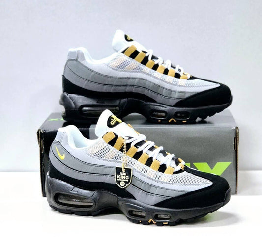 Nike Air Max 95 Icons White Yellow Strike Mens Trainers UK Reps AAA Quality