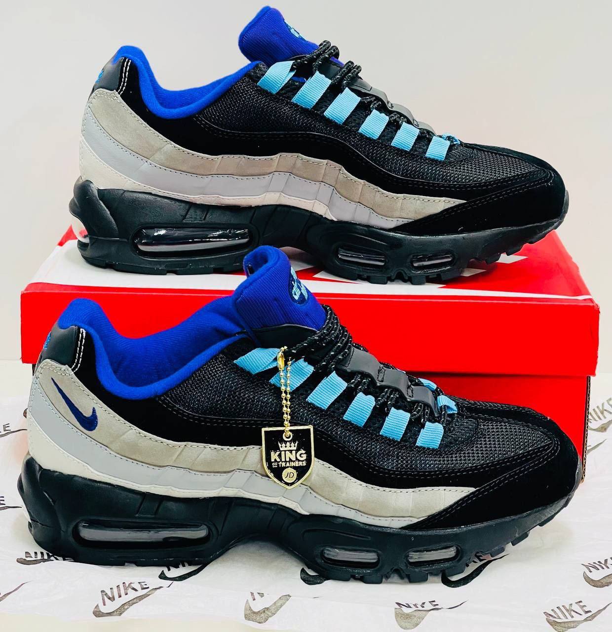 Nike Air Max 95 Blue Grey Mens Trainers UK Reps AAA Quality