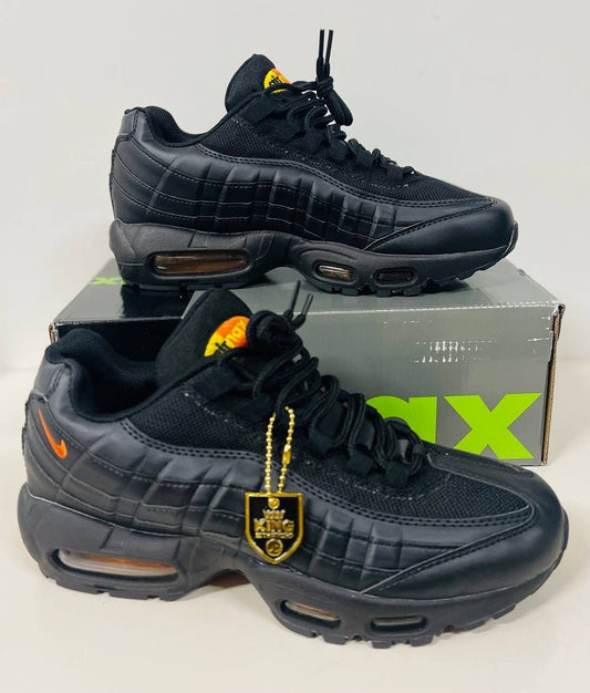 Nike Air Max 95 Anthracite Safety Orange Mens Trainers Best Sale UK Reps AAA Quality
