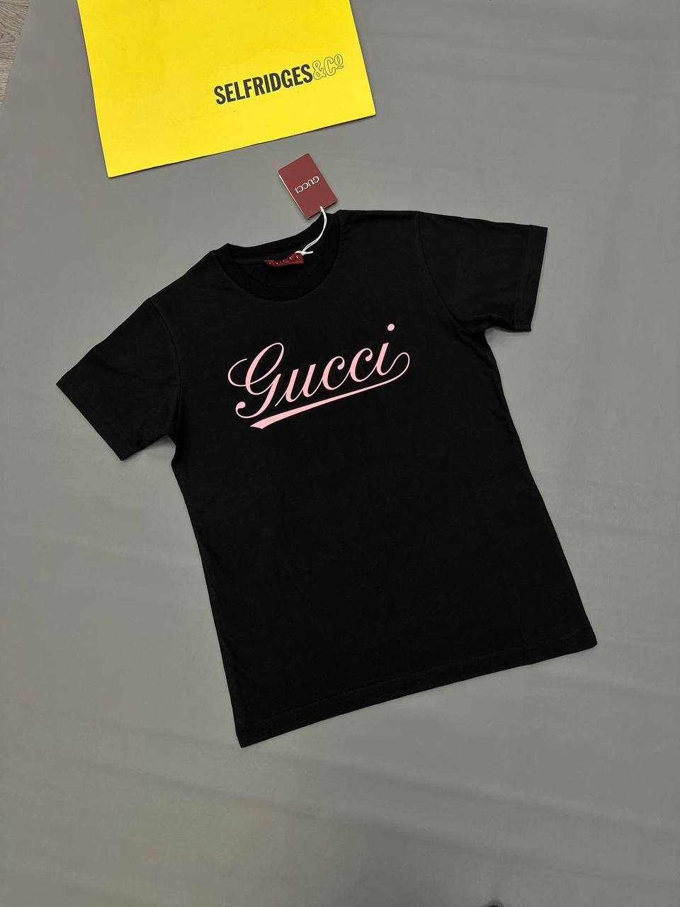 Gucci Logo Print T-Shirts Mens in 2 Colors Best Sale UK Reps AAA Quality
