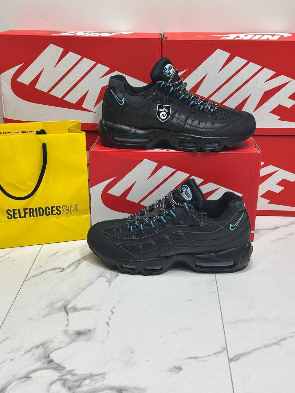 Nike Air Max 95 "Black/University Blue” Mens Trainers UK Reps AAA Quality
