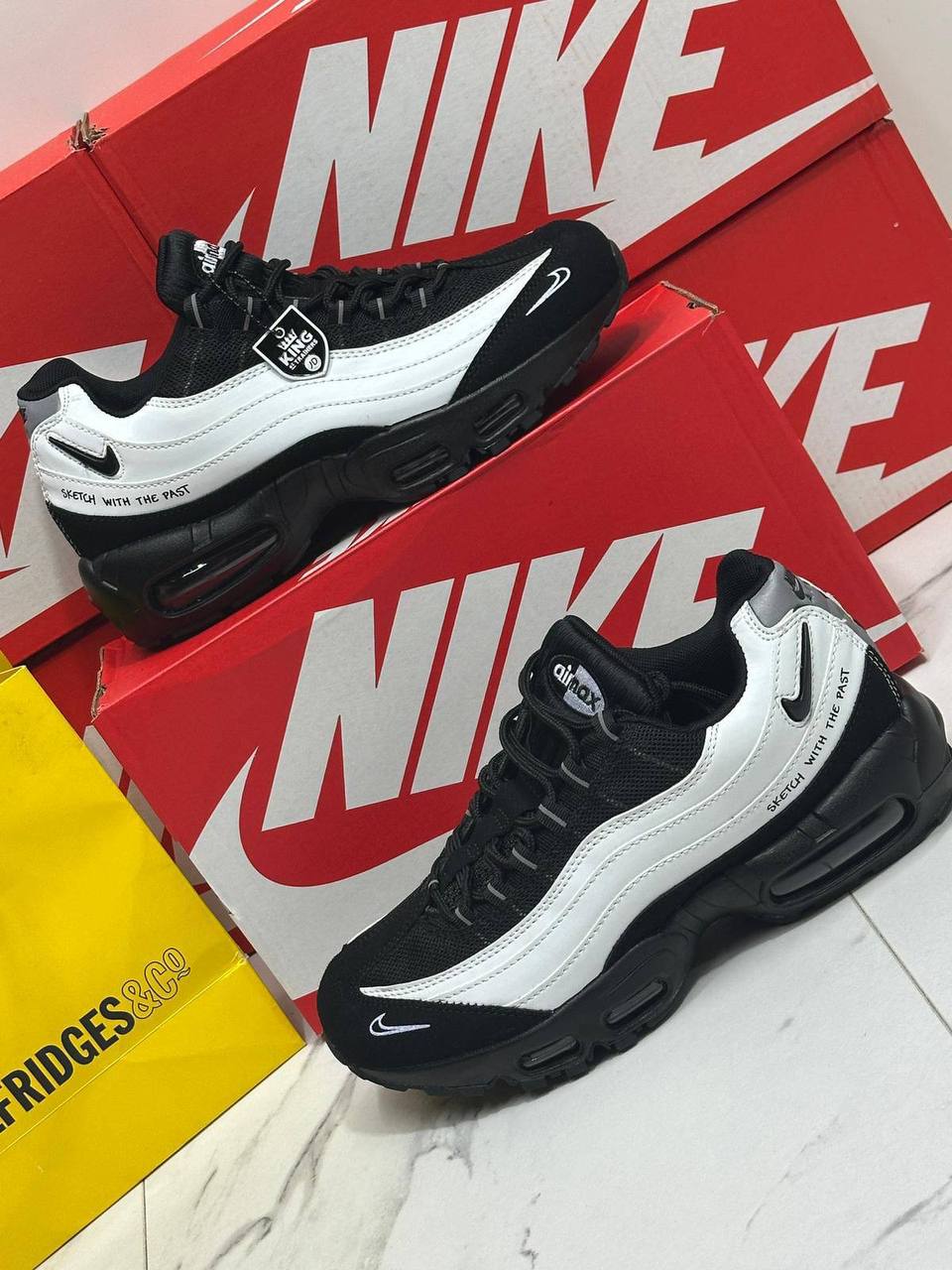 Nike Air Max 95 "Black/White” Mens Trainers UK Reps AAA Quality