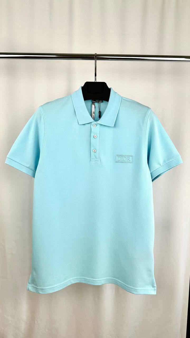 Christian Dior Logo Embroidered Mens Polo Shirts in Multiple Colors Fashion Best Sale UK Reps
