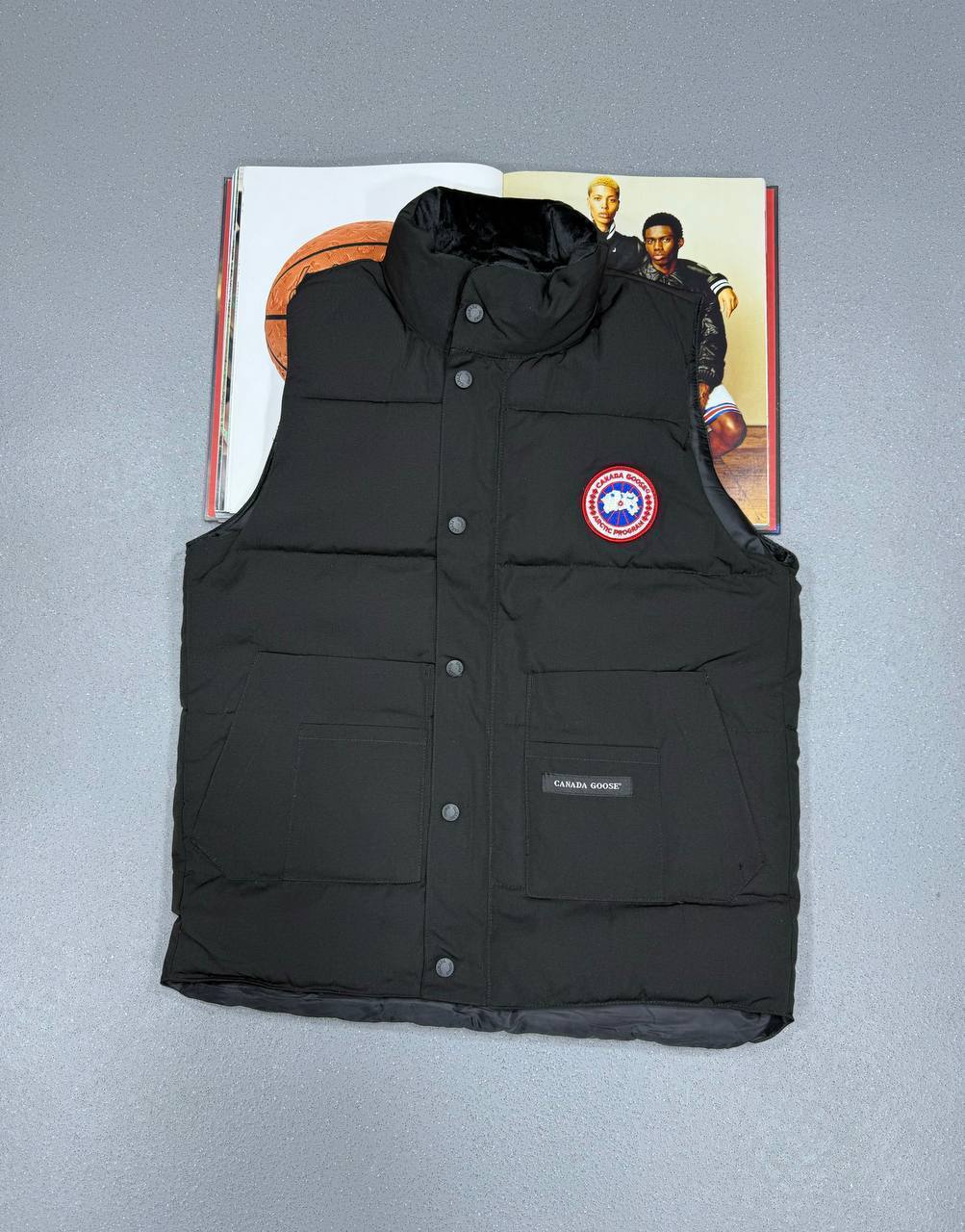 Canada Goose Freestyle Crew Gilets Logo Patch Mens Gilet in Multiple Colors UK Reps AAA Quality