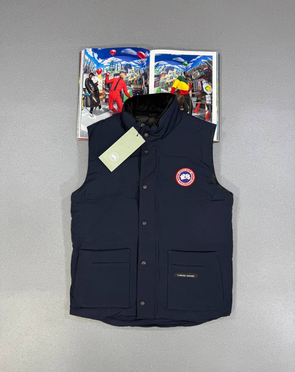 Canada Goose Freestyle Crew Gilets Logo Patch Mens Gilet in Multiple Colors UK Reps AAA Quality