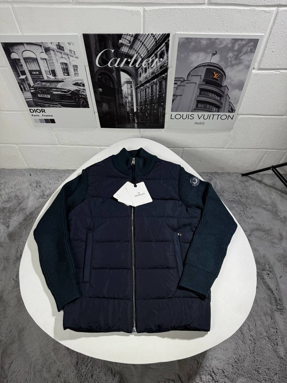 Moncler Zip Up Padded Wool Jacket for Men in 2 Colors UK Reps AAA Quality