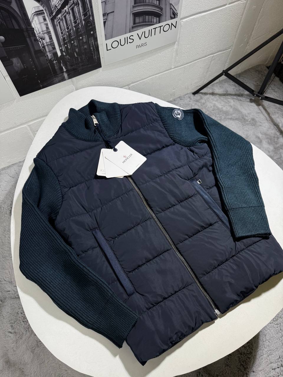 Moncler Zip Up Padded Wool Jacket for Men in 2 Colors UK Reps AAA Quality