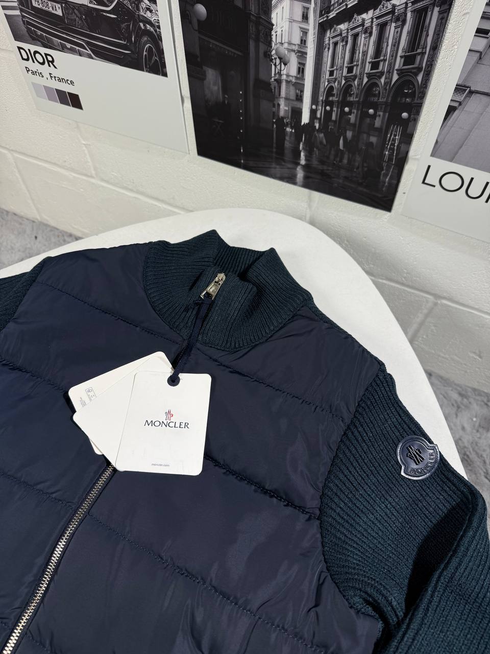 Moncler Zip Up Padded Wool Jacket for Men in 2 Colors UK Reps AAA Quality