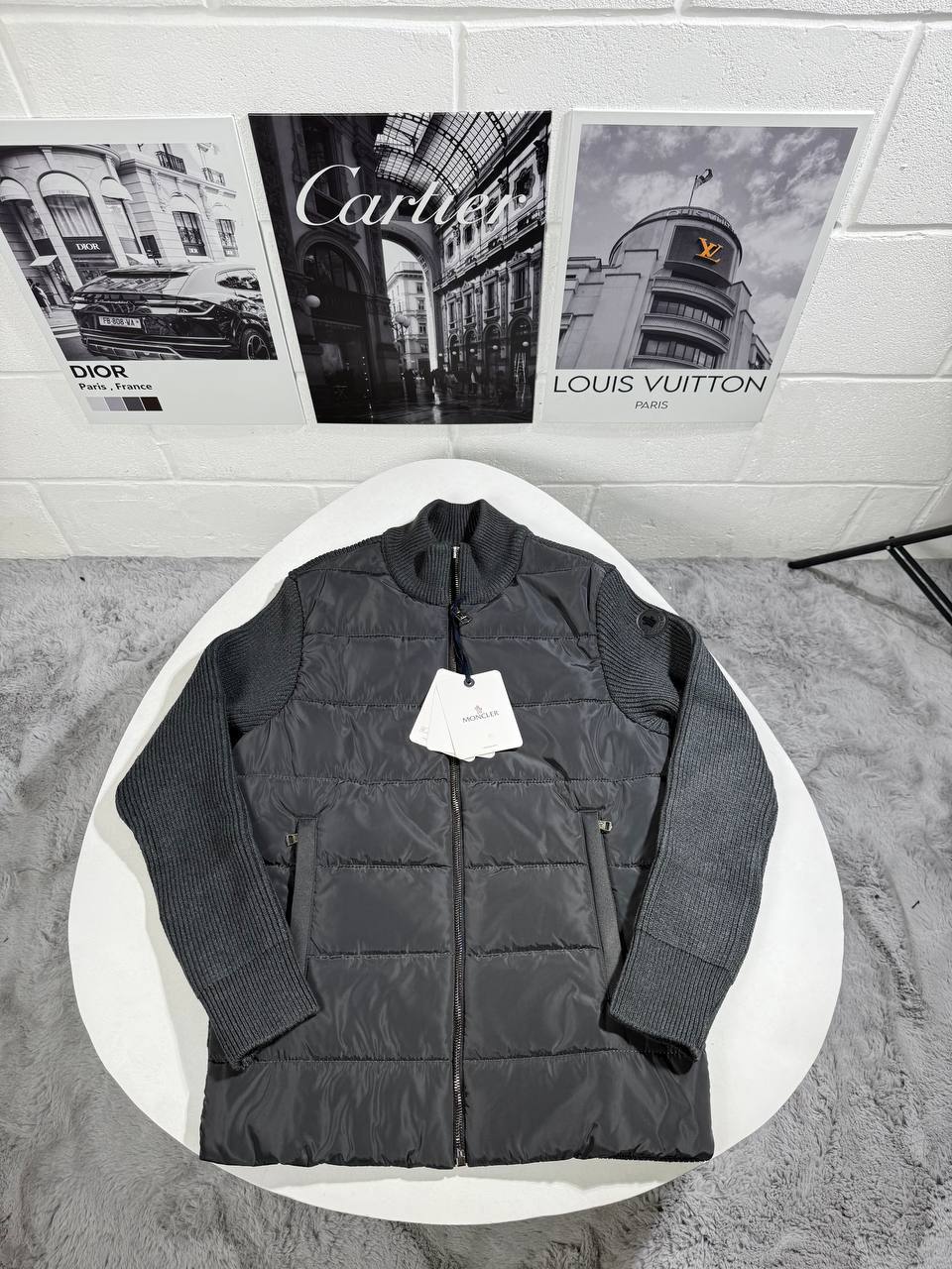 Moncler Zip Up Padded Wool Jacket for Men in 2 Colors UK Reps AAA Quality