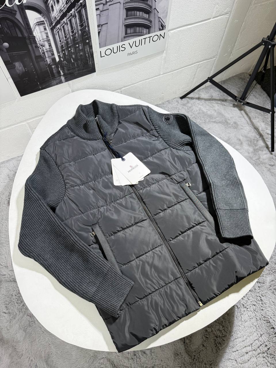 Moncler Zip Up Padded Wool Jacket for Men in 2 Colors UK Reps AAA Quality