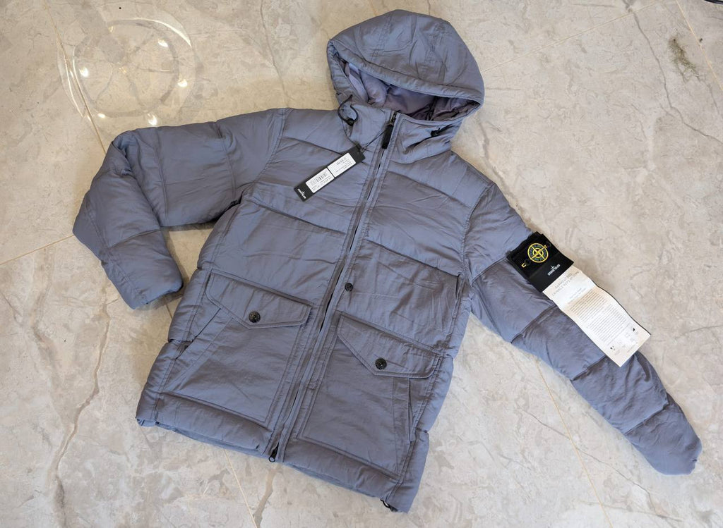 Stone Island Lightweight Puffer Ripstop Nylon Jackets in Multiple Colors UK Reps AAA Quality