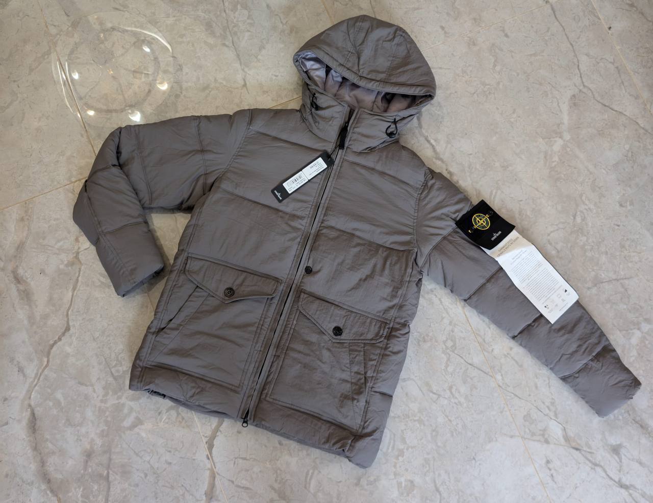 Stone Island Lightweight Puffer Ripstop Nylon Jackets in Multiple Colors UK Reps AAA Quality