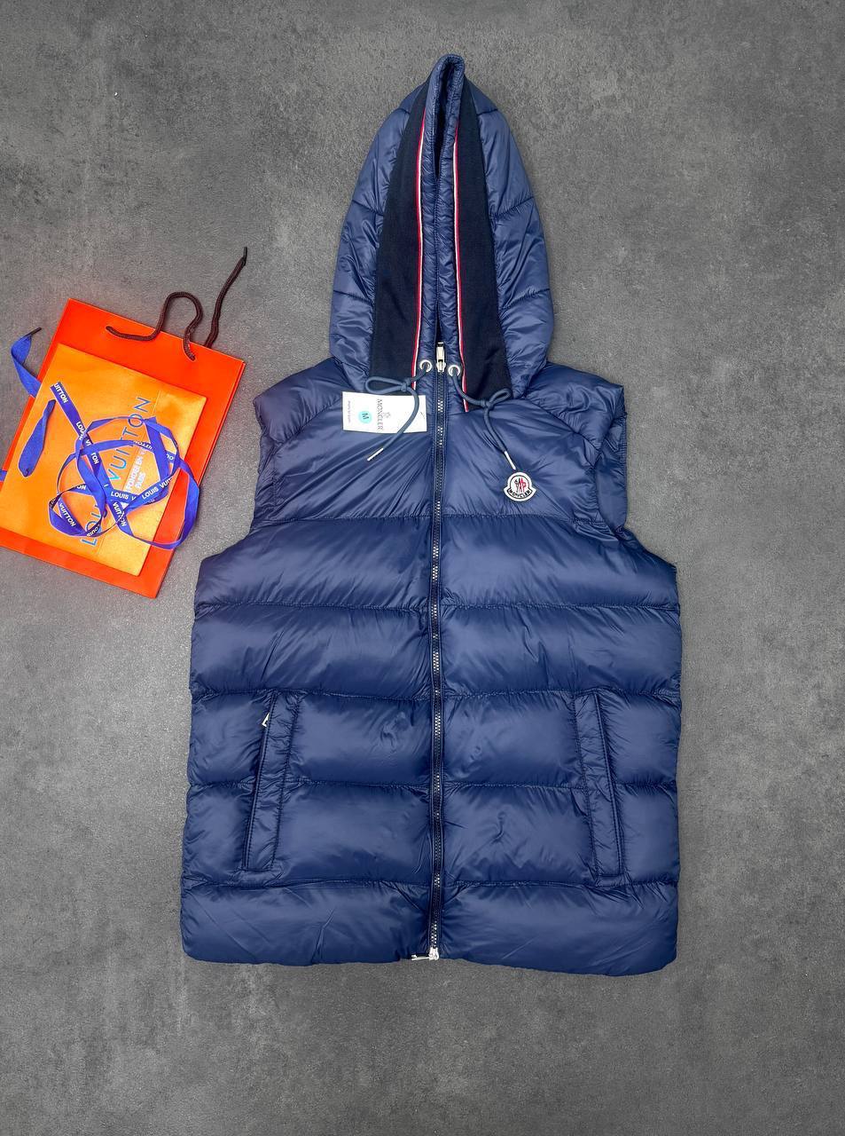 Moncler Montreuil Mens Down Vest Gilets in Multiple Colors UK Reps AAA Quality