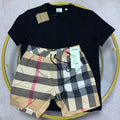 Burberry EKD Cotton T-shirt & Shorts Set in Multiple Colors Mens Best Sale UK Reps AAA Quality