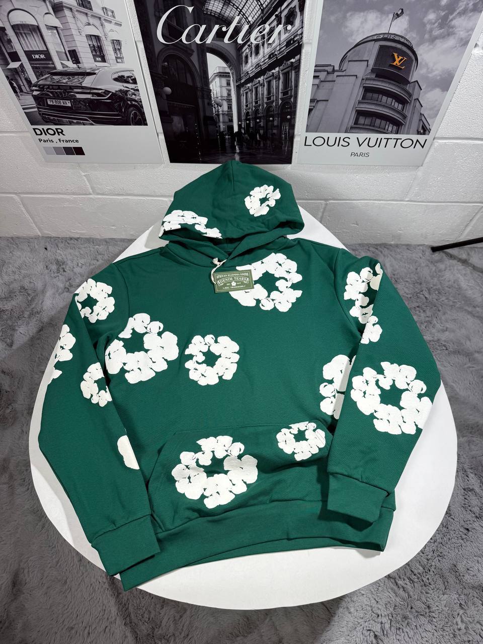 Denim Tears Cotton Wreath Style Mens Tracksuits in 2 Colors UK Reps AAA Quality