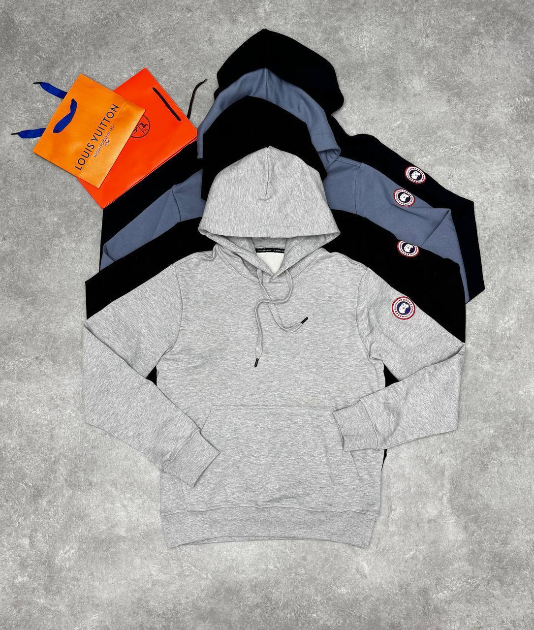 Canada Goose Huron Hoodie Mens in Multiple Colors UK Reps AAA Quality
