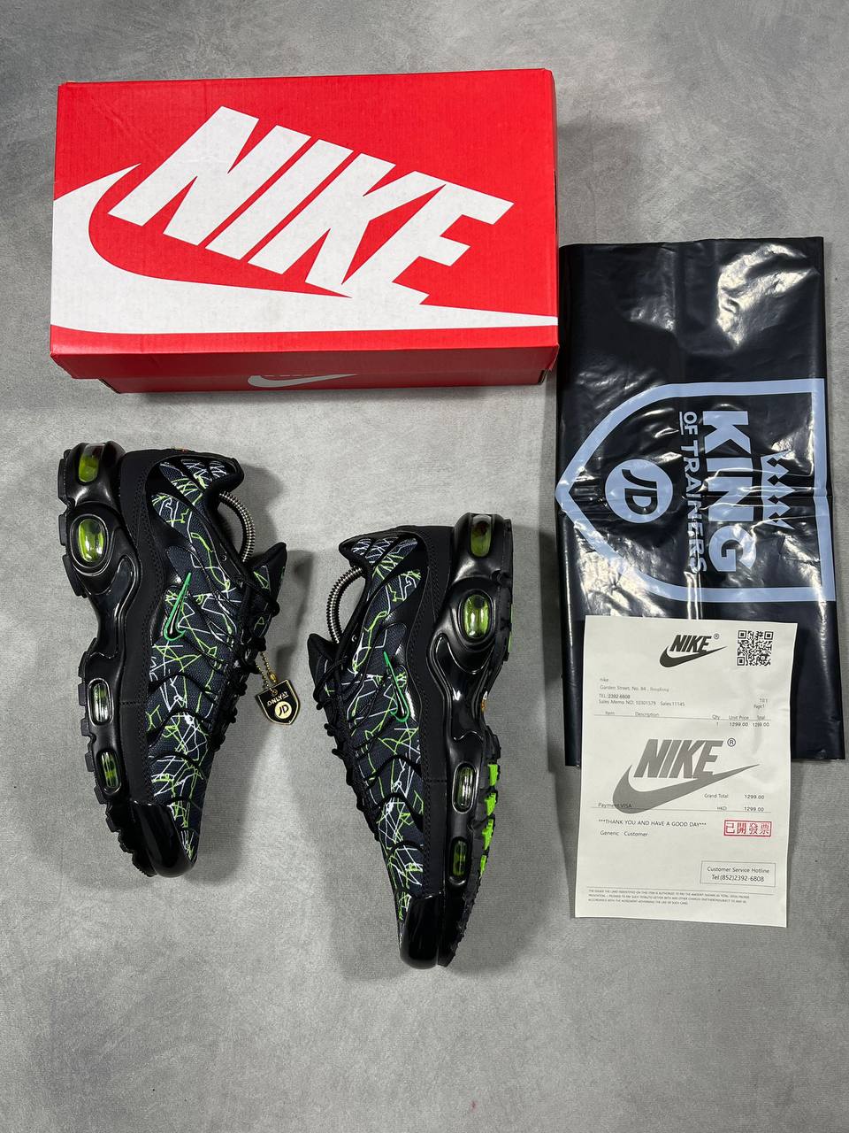 Nike Air Max Plus TN Neon Green Mens Trainers Best Sale UK Reps AAA Quality