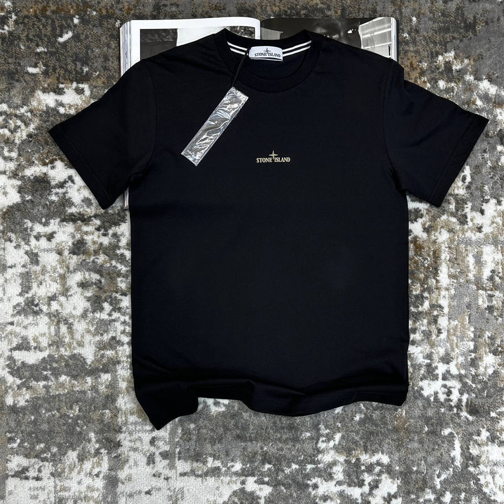 Stone Island Men's Reflective One Badge Print T-Shirt in Multiple Colors UK Reps AAA Quality