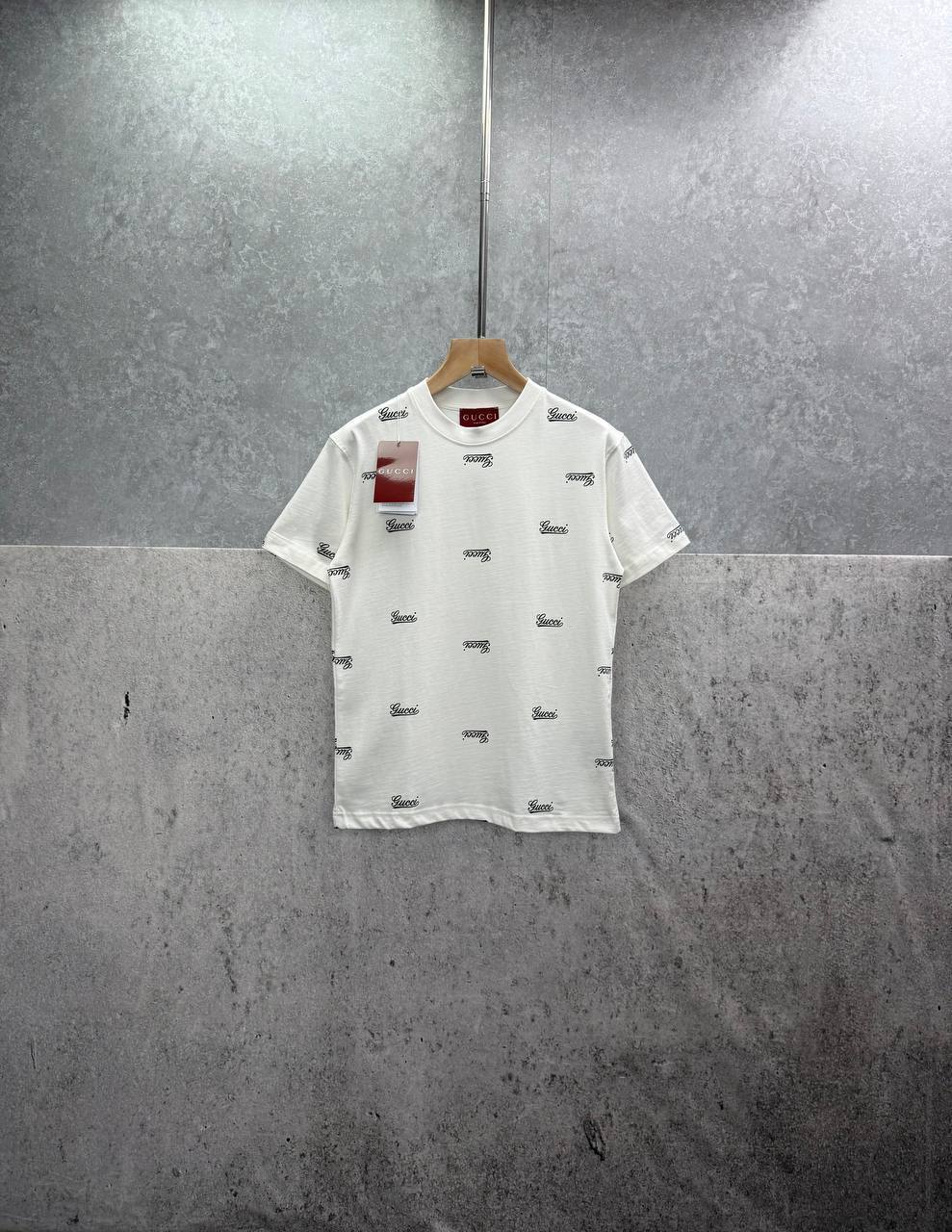 Gucci Logo Printed Crew Neck T-Shirts Men's in Multiple Colors UK Reps AAA Quality