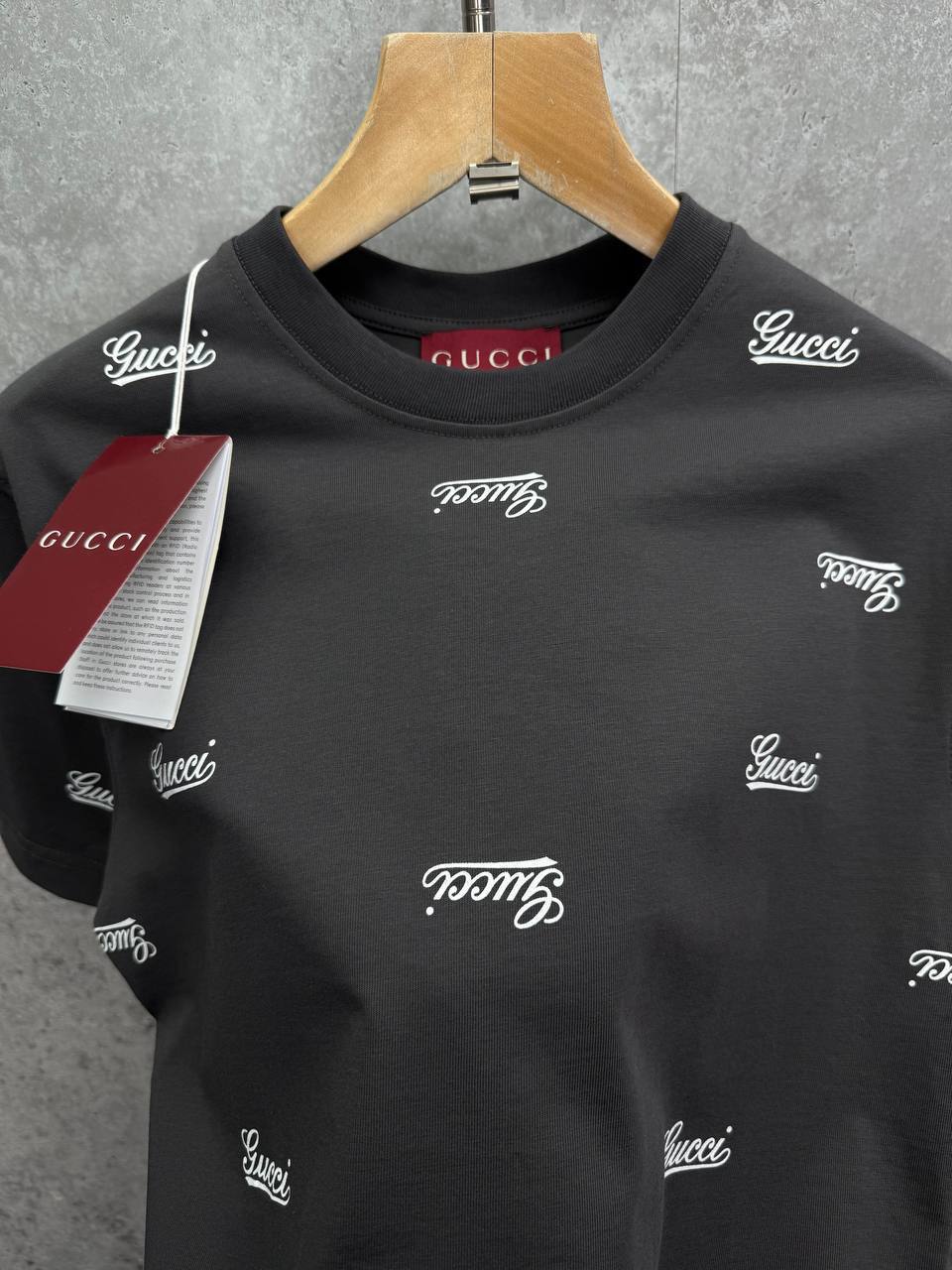 Gucci Logo Printed Crew Neck T-Shirts Men's in Multiple Colors UK Reps AAA Quality