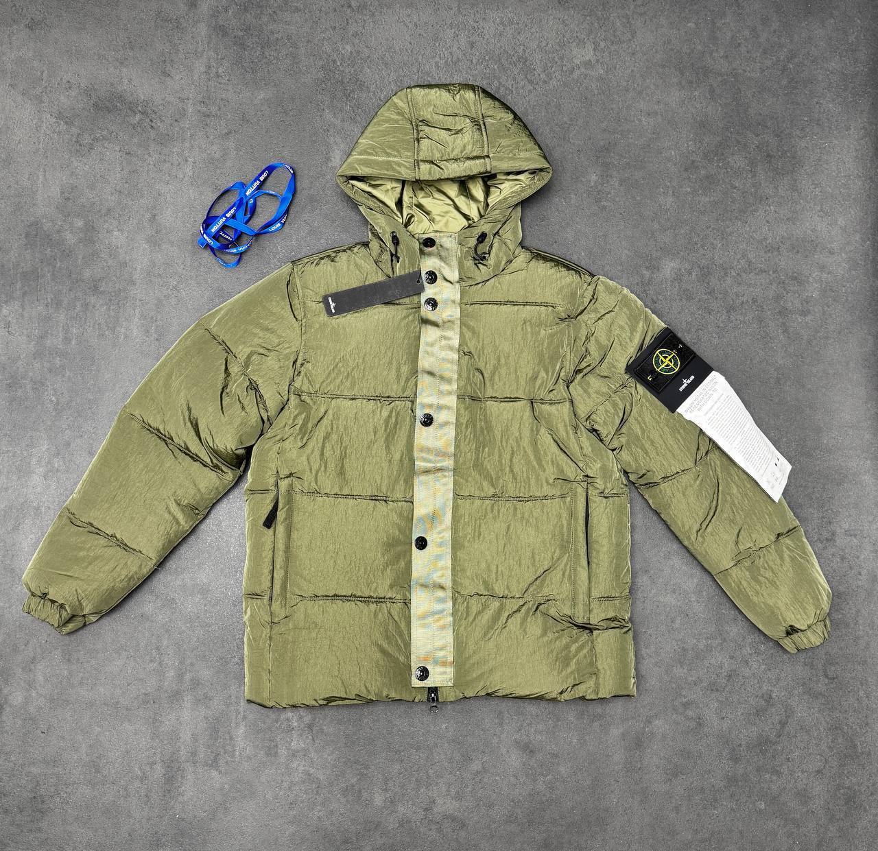 Stone Island Crinkle Reps Down Puffer Mens Jackets in Multiple Colors UK Reps AAA Quality