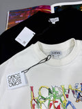 Loewe Logo-Embroidered Cotton Crewneck Mens Jumpers in 2 Colors UK Reps AAA Quality