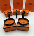 Hermes Clic HH Mens Fashion Bracelets in Black Color UK Reps AAA Quality