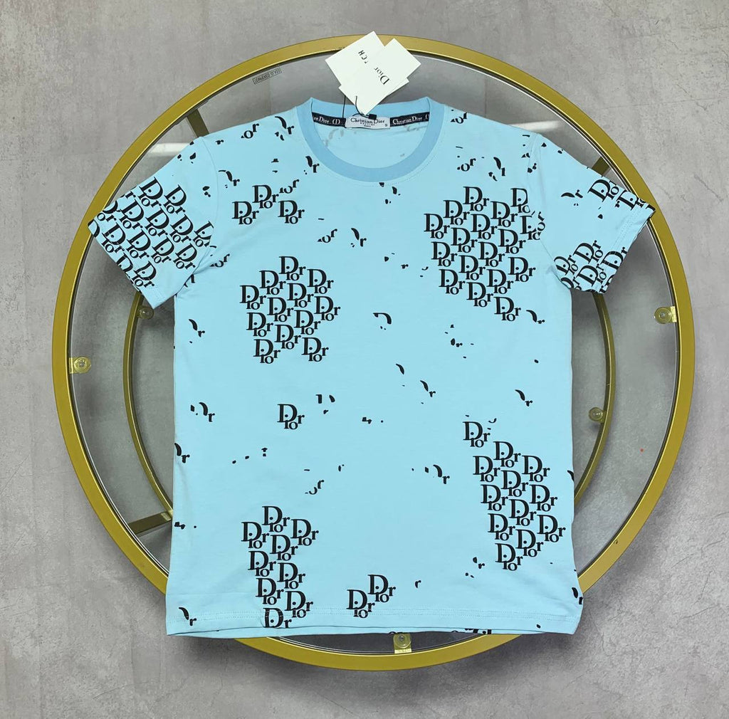Christian Dior Oblique Jacquard T-Shirt Mens in Multiple Colors UK Reps AAA Quality