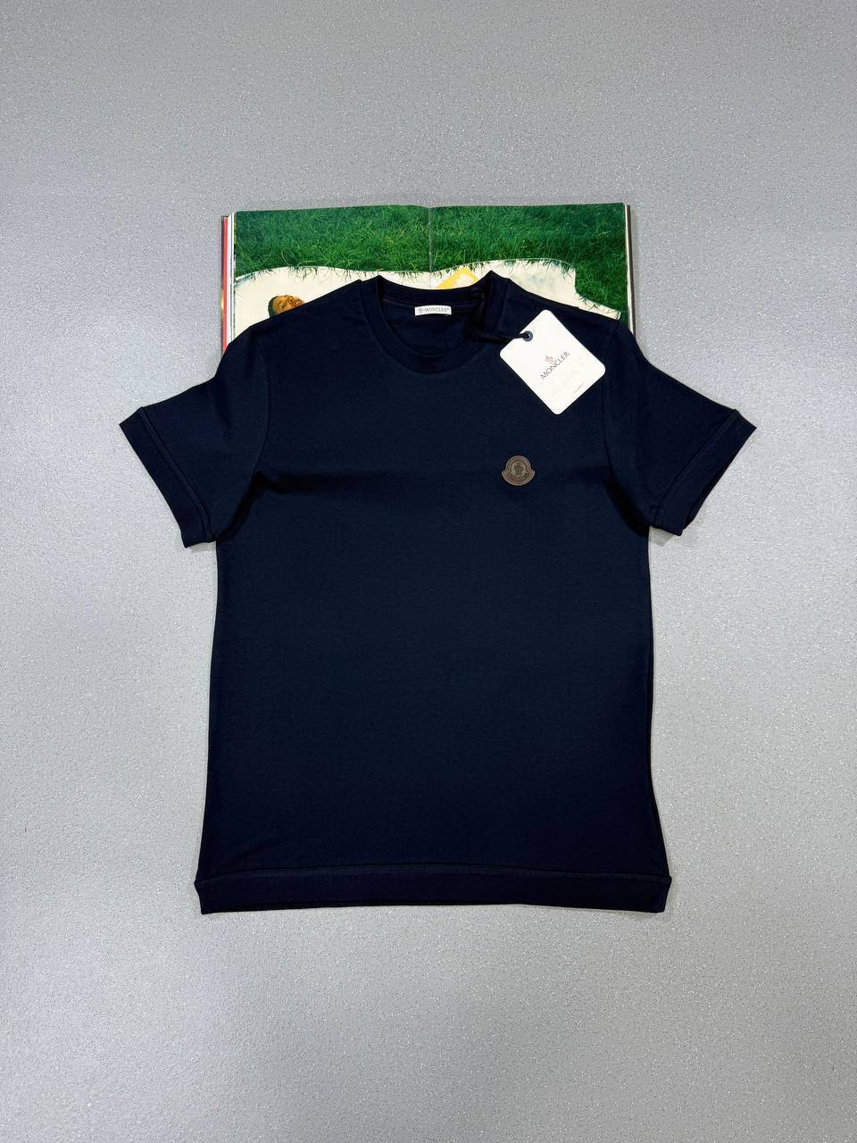 Moncler Logo Patch Cotton T-Shirt Mens in Multiple Colors UK Reps AAA Quality