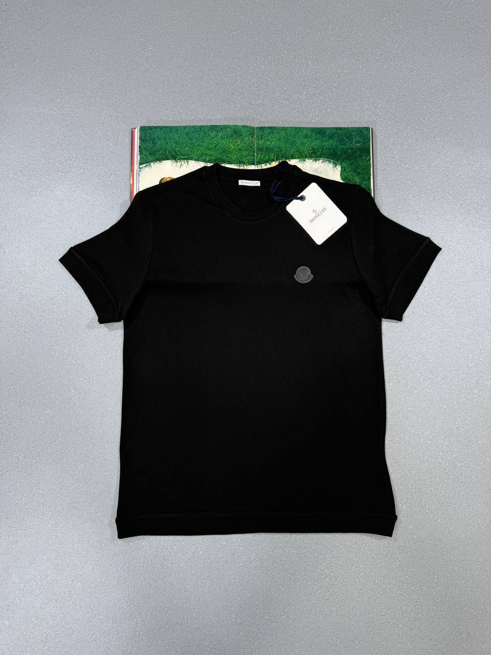Moncler Logo Patch Cotton T-Shirt Mens in Multiple Colors UK Reps AAA Quality