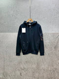 Moncler Sleeve Pocket Zip Crew Neck Hoodie Mens in Multiple Colors Best Sale UK Reps AAA Quality