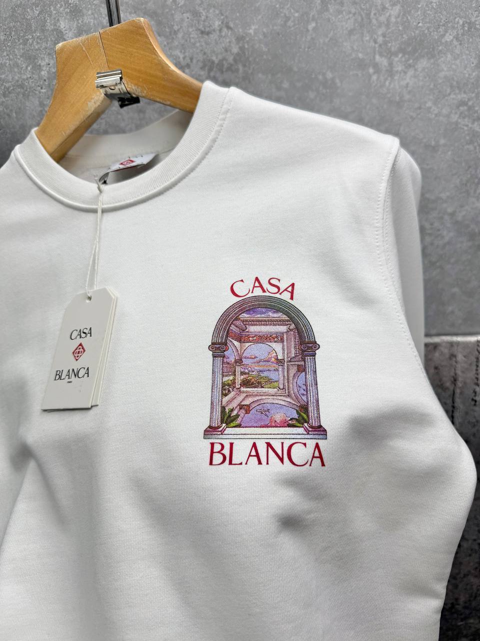 Casablanca Le Passage Printed Jumpers in 2 Colors Mens UK Reps AAA Quality
