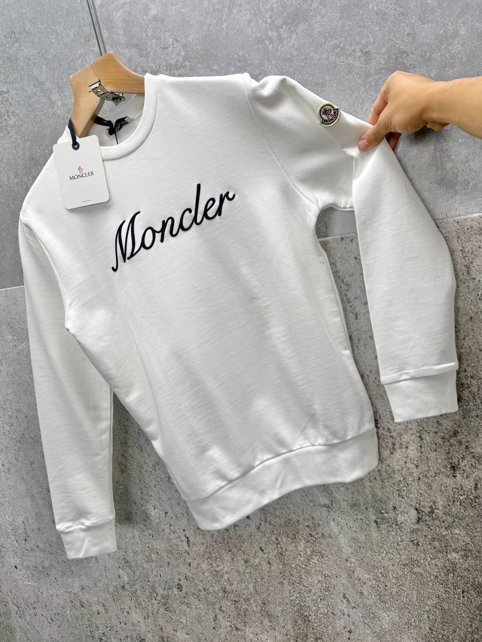 Moncler Embroidered Logo Cotton Jumpers in Multiple Colors Mens UK Reps AAA Quality
