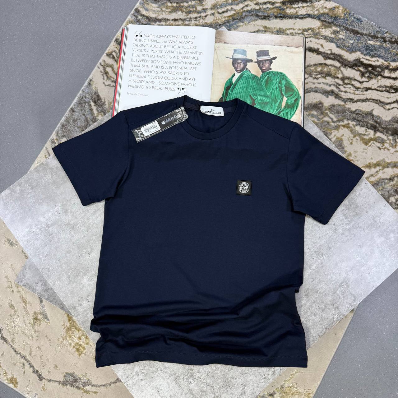 Stone Island Logo-Patch Crew-Neck T-Shirts Mens in Multiple Colors Best Sale UK Reps AAA Quality