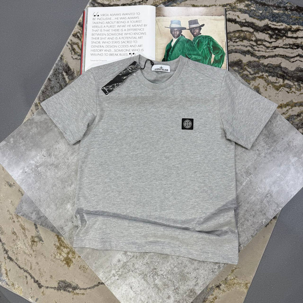 Stone Island Logo-Patch Crew-Neck T-Shirts Mens in Multiple Colors Best Sale UK Reps AAA Quality