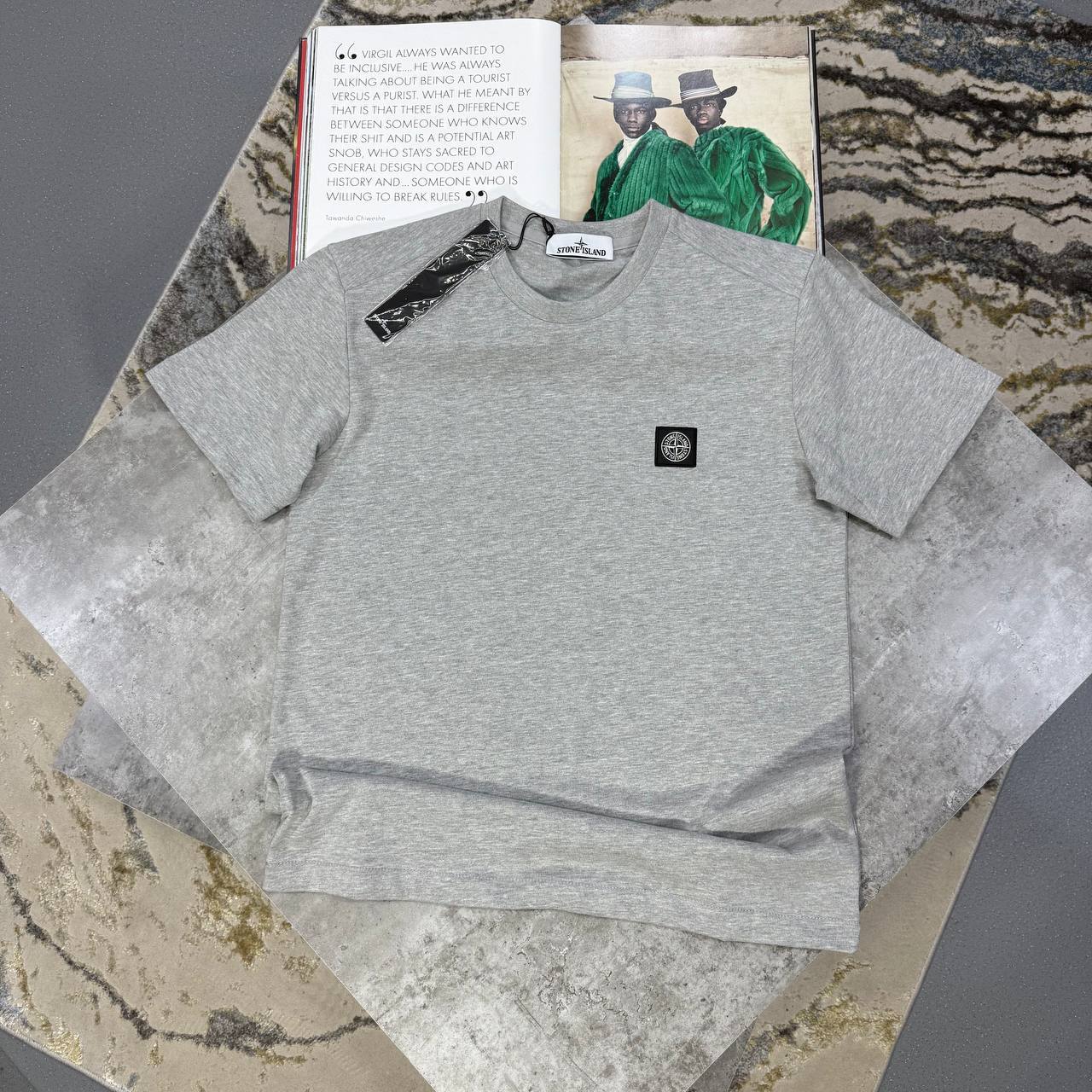 Stone Island Logo-Patch Crew-Neck T-Shirts Mens in Multiple Colors Best Sale UK Reps AAA Quality
