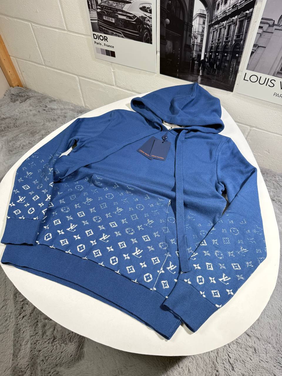 Louis Vuitton Gradient Cotton Hoodie Mens in Multiple Colors Best Sale UK Reps AAA Quality