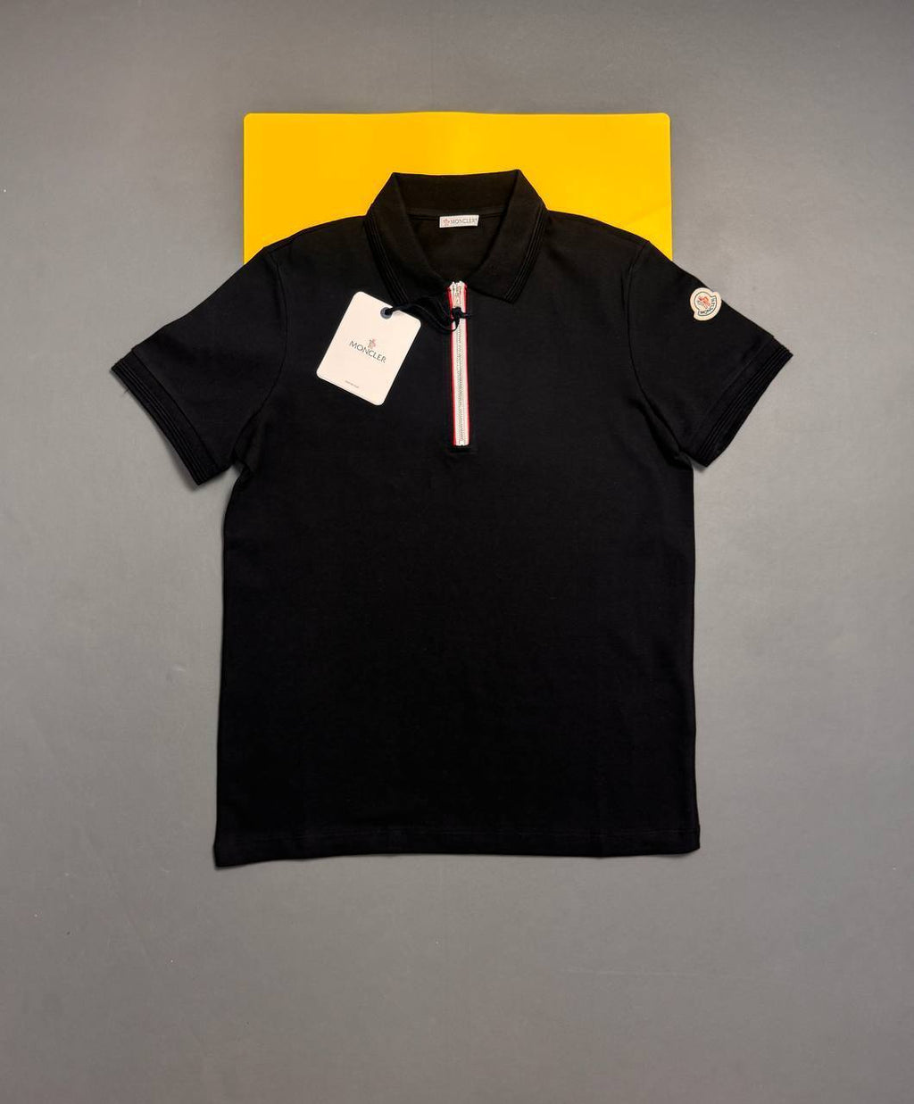 Moncler Half-Zip Logo Printed Cotton Replica Men's Polo Shirts & Shorts in Different Colors UK