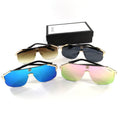 Gucci Oversized Rectangular Rimless Metal Frame Racer in Different Colors