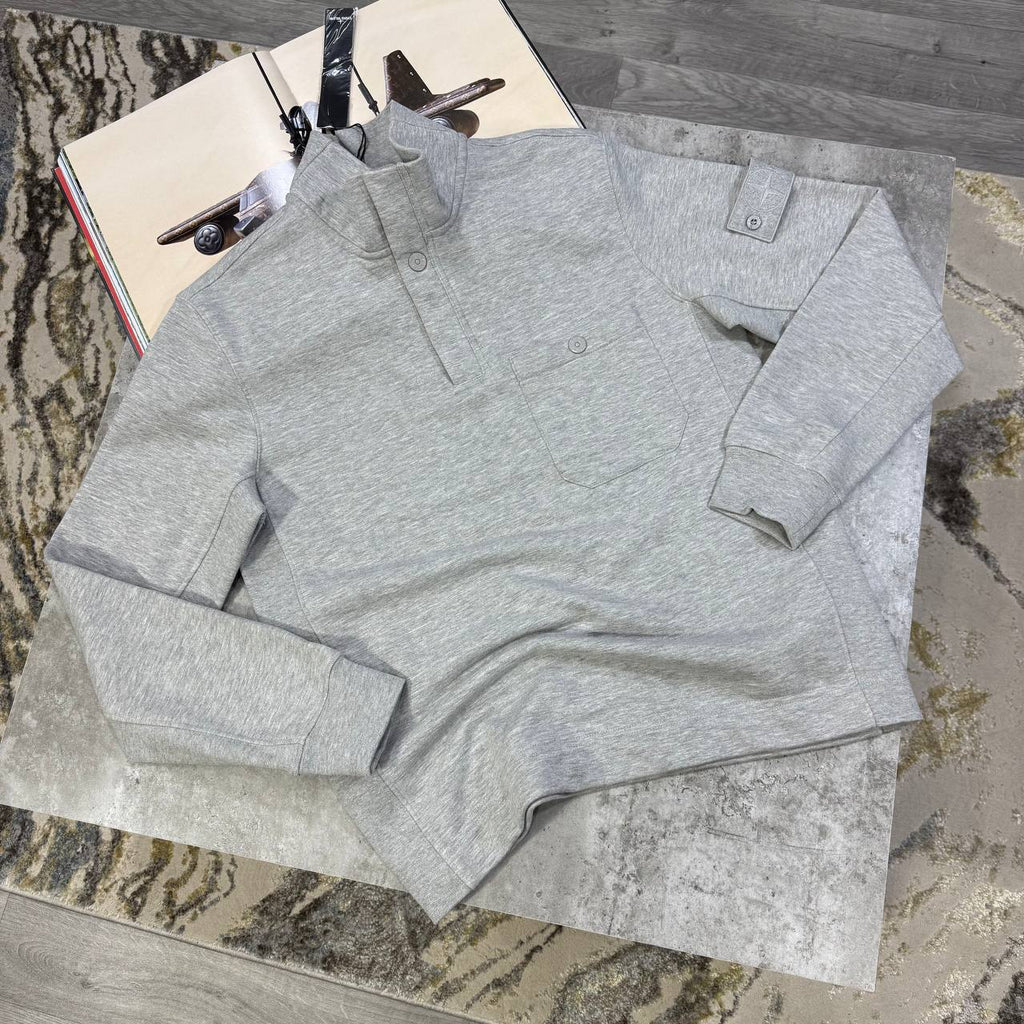 Stone Island Ghost Half-Snap Button Sweatshirt Mens in Multiple Colors Best Sale UK Reps AAA Quality