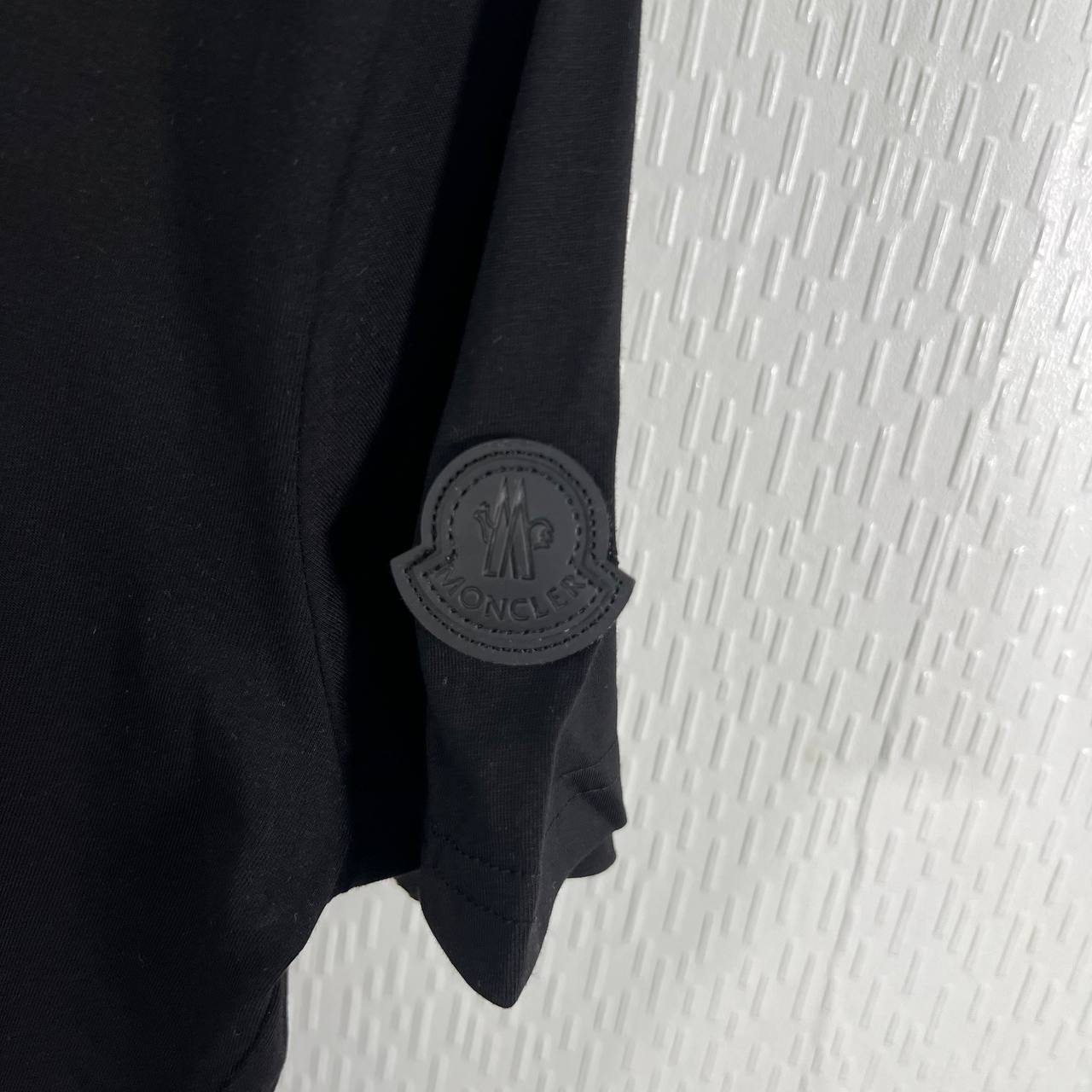 Moncler Reflective Logo Print T-Shirt Mens in 2 Colors Best Sale UK Reps AAA Quality
